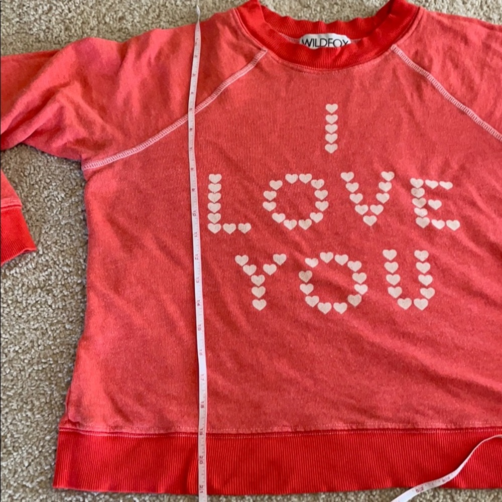 Wildfox I love you sweatshirt - Picture 4 of 7